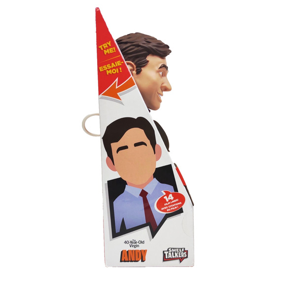 Andy Stitzer Shelf Talkers Talking Plush Pull String 12" The 40 Year Old Virgin - Picture 9 of 15
